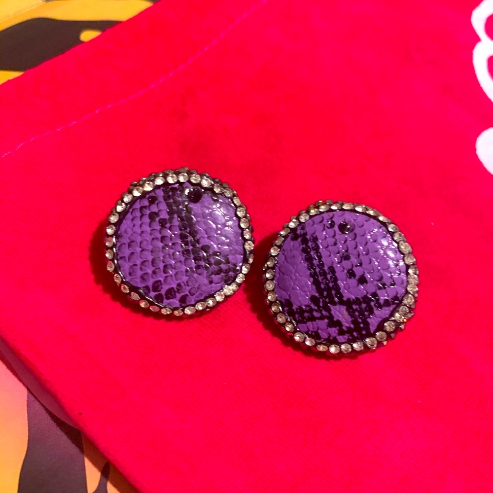 SJ purple Tizani studs